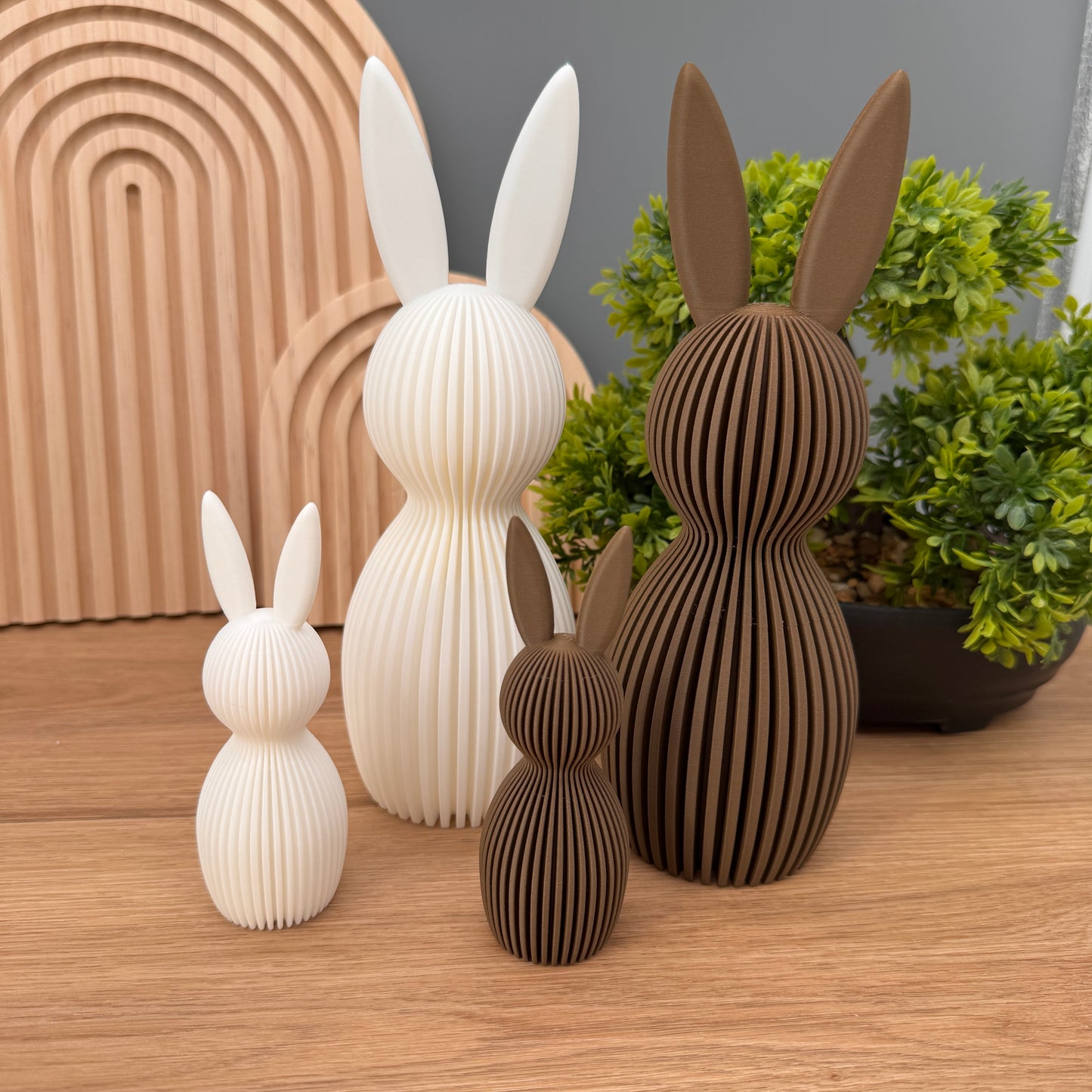 Osterdeko Osterhase Deko in verschiedenen Farben zu Ostern, minimalistisch, stilvoll, elegant, 3D-Druck, Osterdeko, Geschenk, Mitbringsel