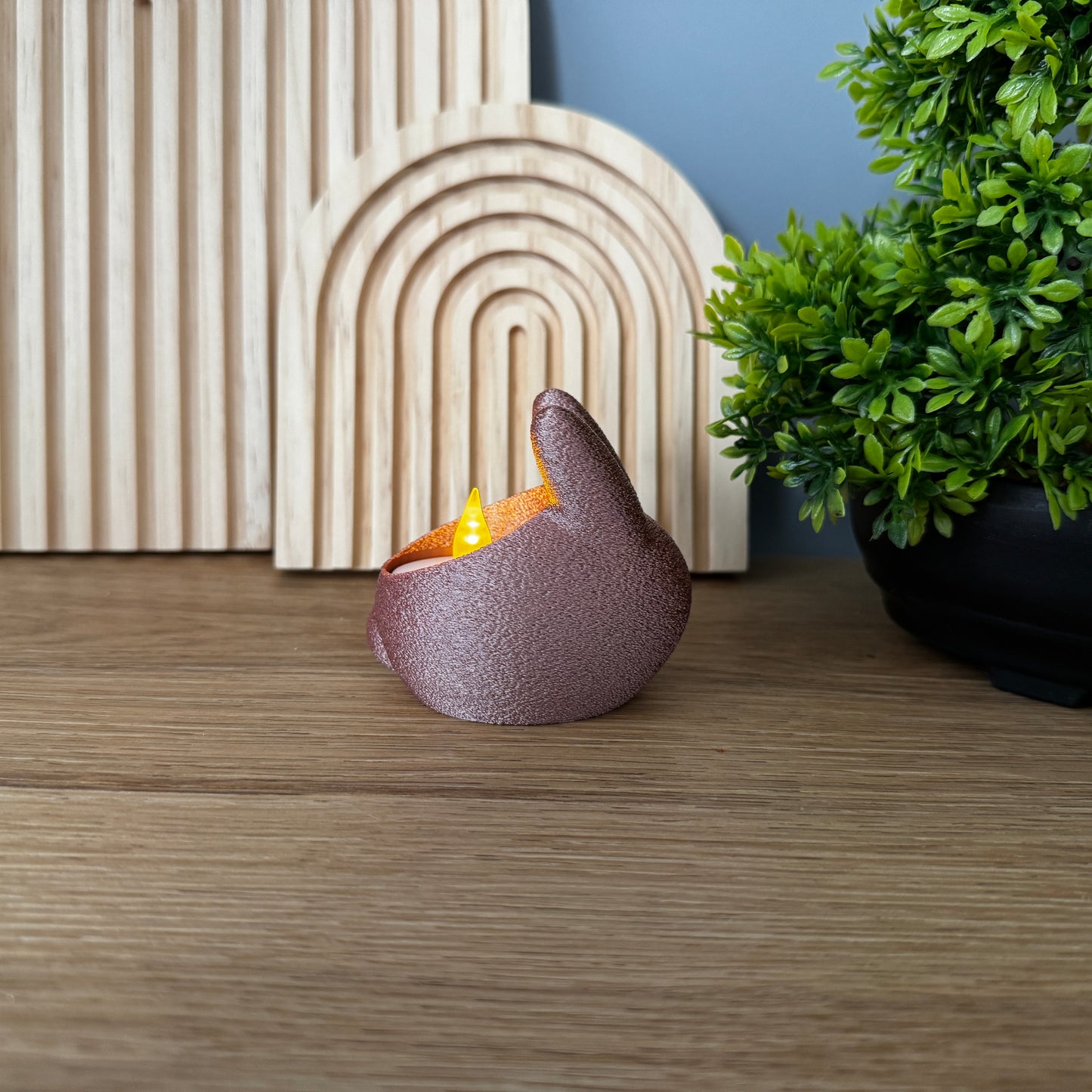 Osterdeko - Osterhasen Teelichthalter – Deko zu Ostern – Frühling Tischdeko – Geschenkidee Ostern – Hasen Teelichthalter – Handmade Deko