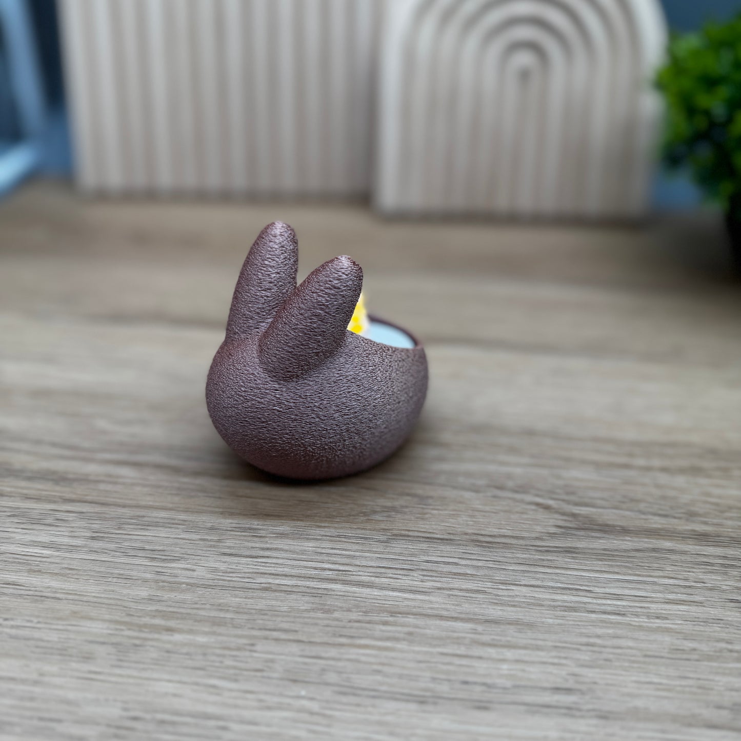 Osterdeko - Osterhasen Teelichthalter – Deko zu Ostern – Frühling Tischdeko – Geschenkidee Ostern – Hasen Teelichthalter – Handmade Deko