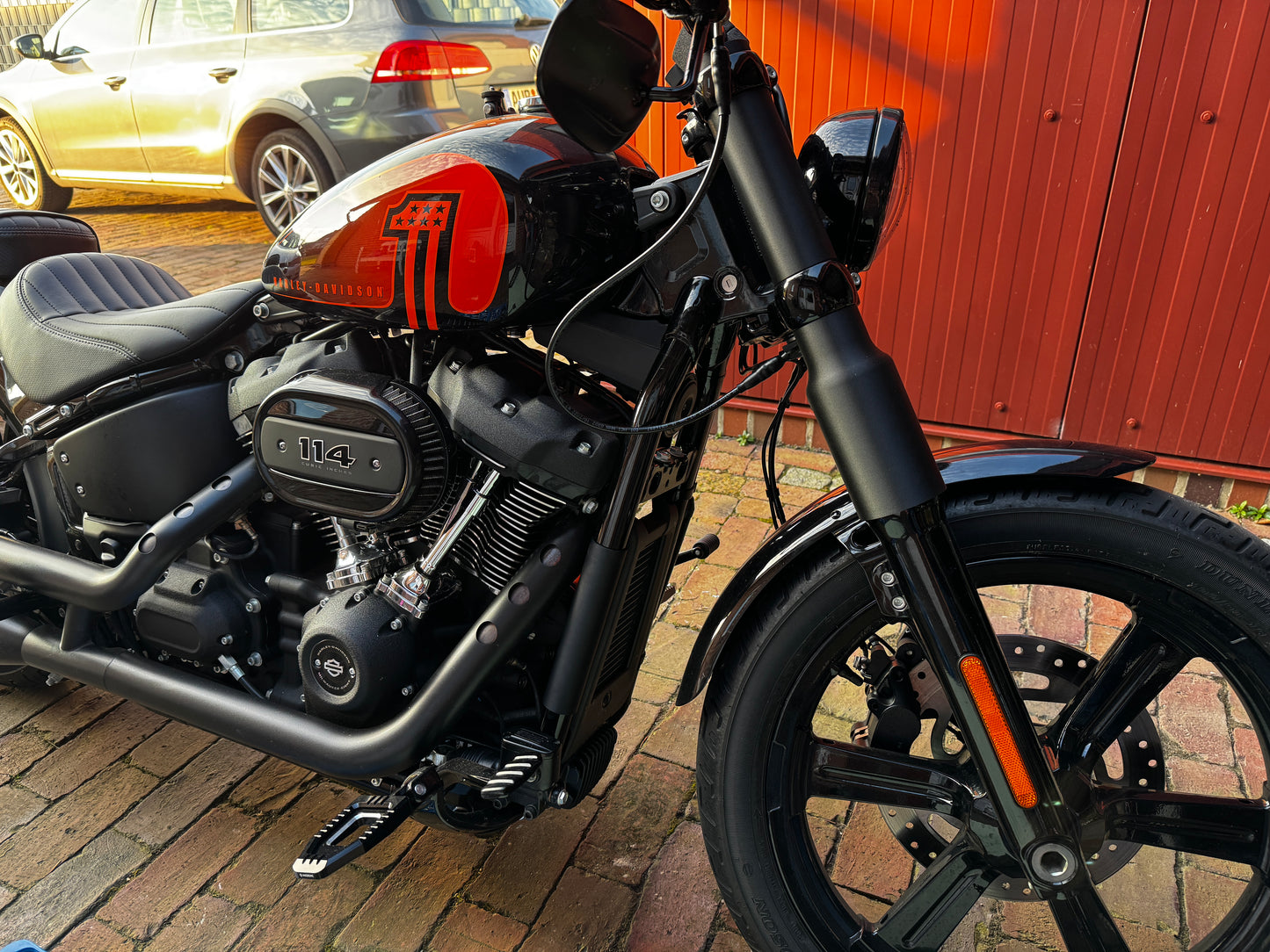 VIN Abdeckung für Harley-Davidson Streetbob und Softail ab 2018