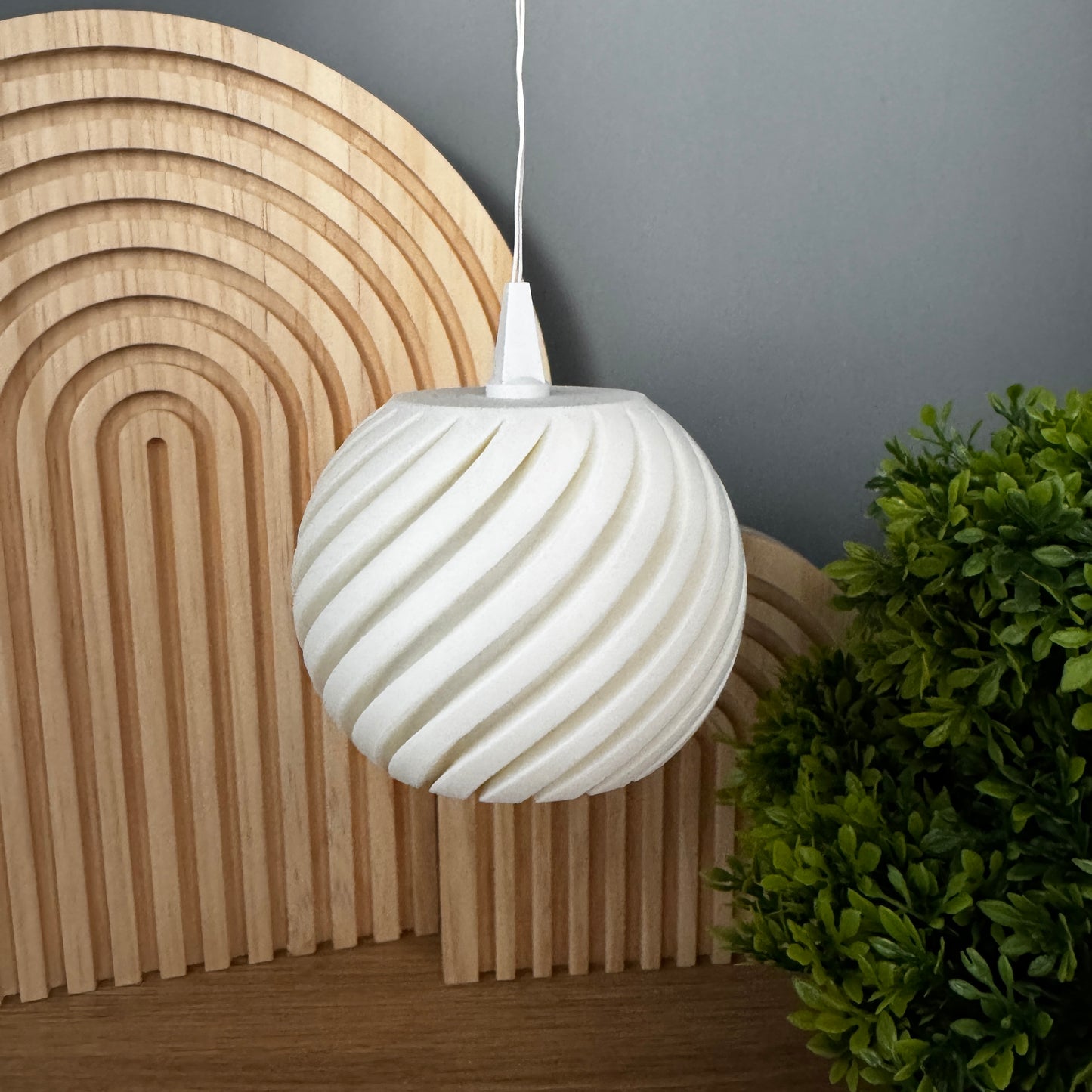 Lampenschirm für HERRNHUTER® Miniaturstern (E5,5) - 8cm - Gemütliches Licht für jede Jahreszeit - Design Wavy