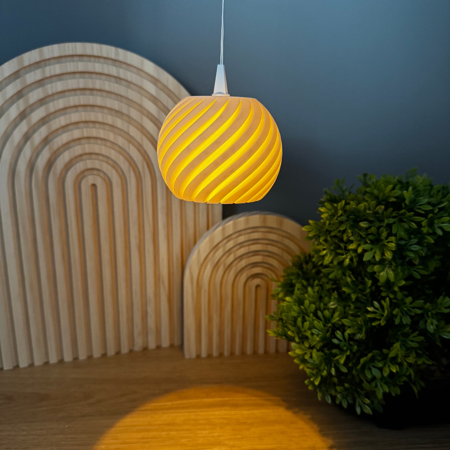 Lampenschirm für HERRNHUTER® Miniaturstern (E5,5) - 8cm - Gemütliches Licht für jede Jahreszeit - Design Wavy