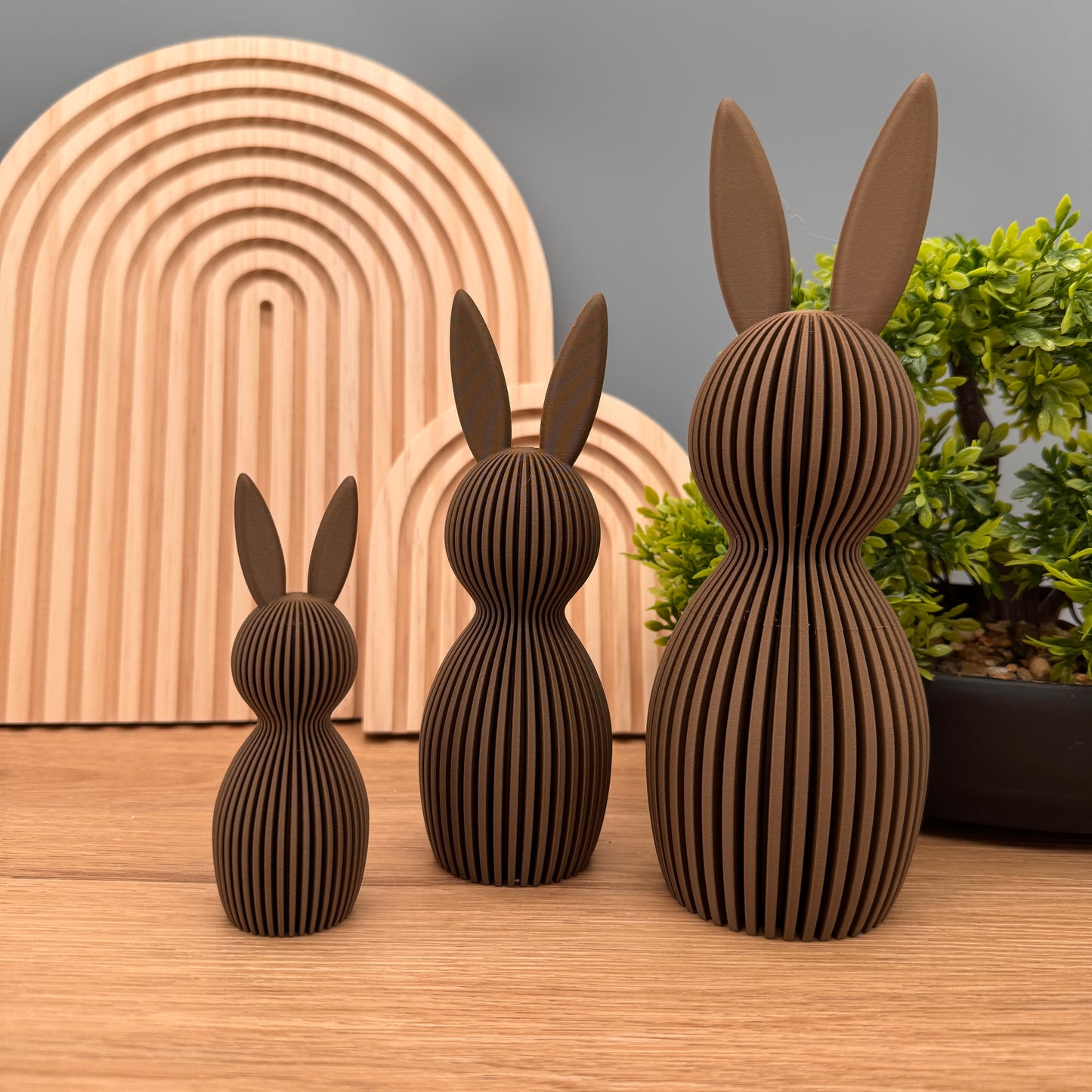 Osterdeko Osterhase Deko in verschiedenen Farben zu Ostern, minimalistisch, stilvoll, elegant, 3D-Druck, Osterdeko, Geschenk, Mitbringsel