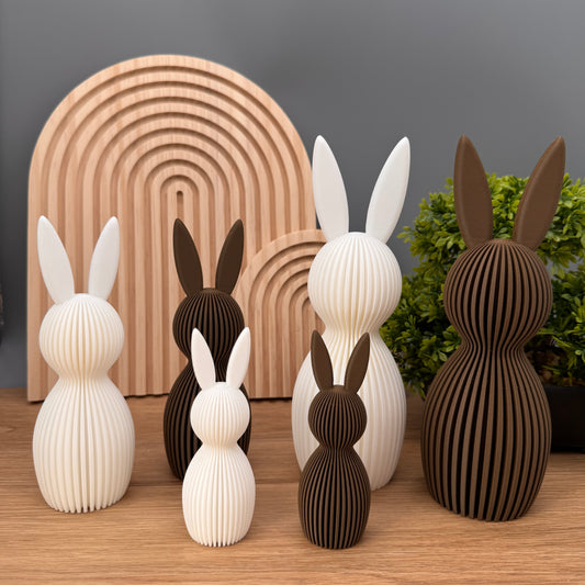Osterdeko Osterhase Deko in verschiedenen Farben zu Ostern, minimalistisch, stilvoll, elegant, 3D-Druck, Osterdeko, Geschenk, Mitbringsel